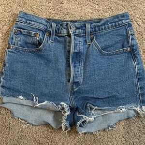 Levi's Classic Blue Jean Shorts